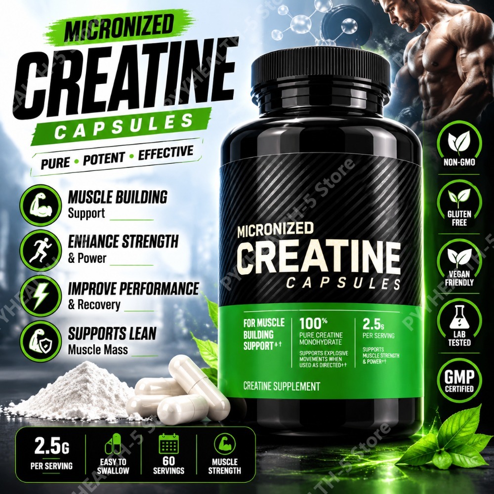 Nutrition Fitness - Yetişkinler için Kreatin 2.5g Kapsüller -