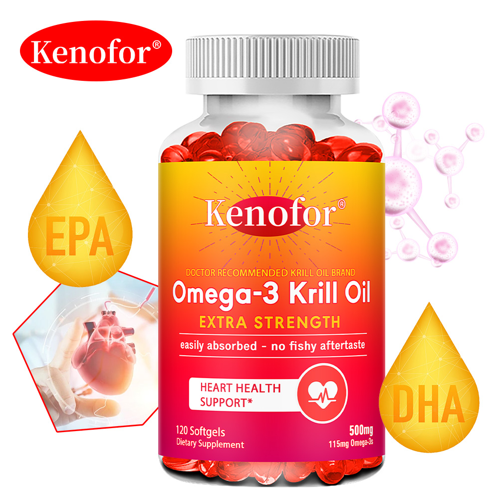 Krill Oil Supplement - Antarktika Krill Yağı 500mg Omega 3