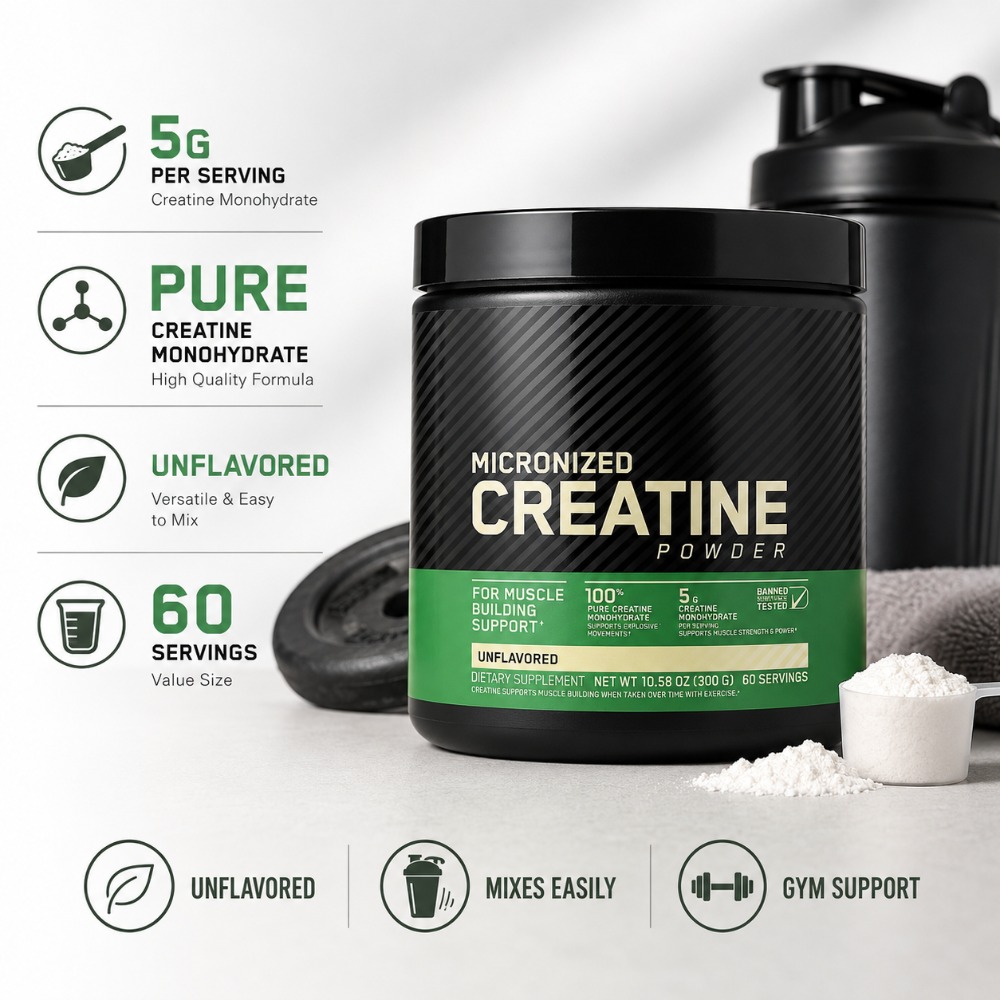 Nutrition Fitness - Kreatin Monohidrat Tozu 300g Güç ve