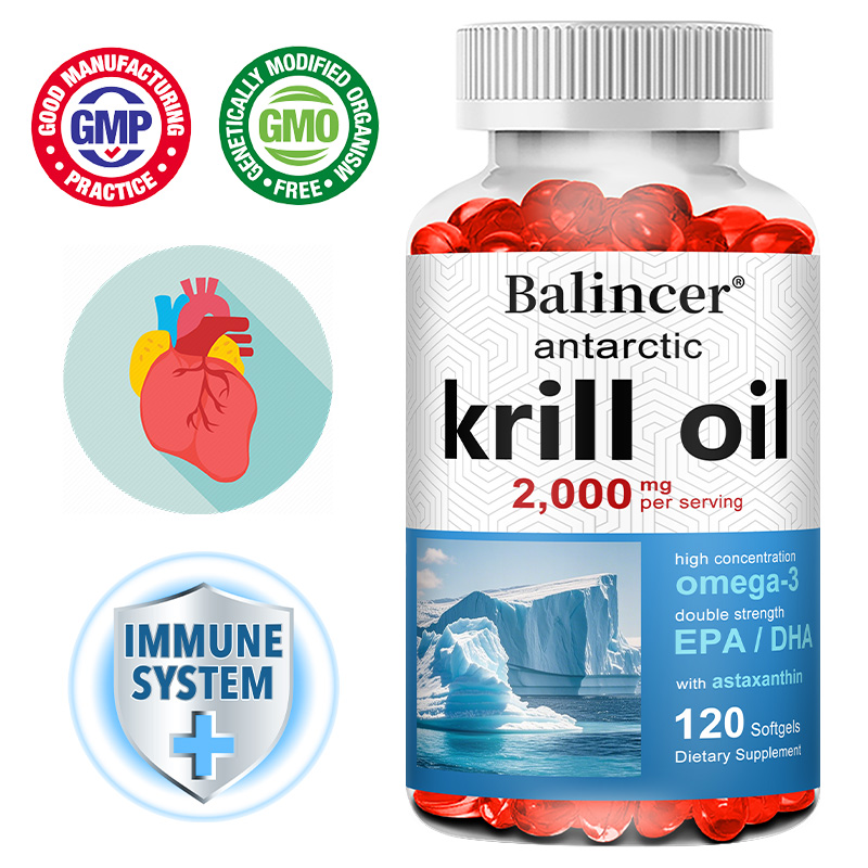 Krill Oil Supplement - Antarktika Kril Yağı 2000mg Takviyesi, 3
