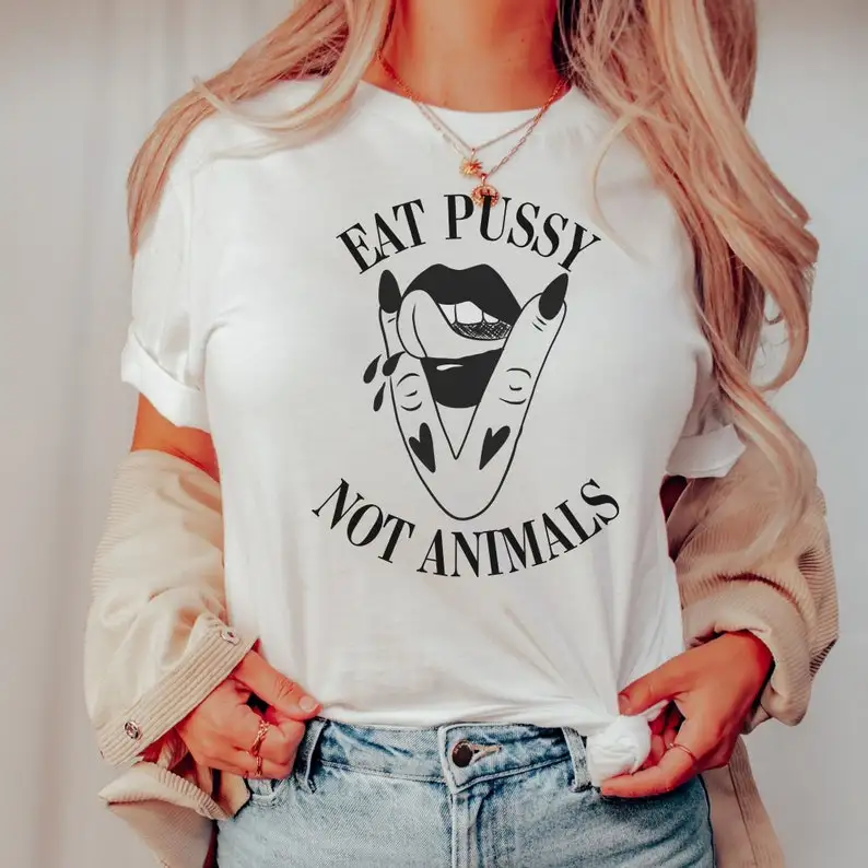 Unisex Vegan T-Shirt Pssy yeme - Nutrition Fitness incelemesi ve fiyatı
