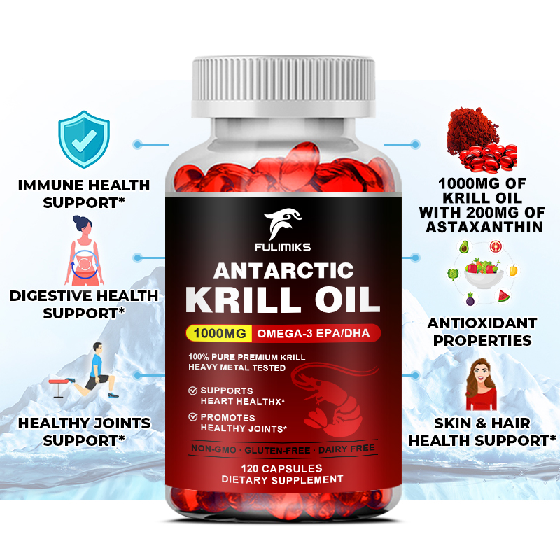 Doğal Krill Yağı 1000mg Takviy - Krill Oil Supplement incelemesi ve fiyatı