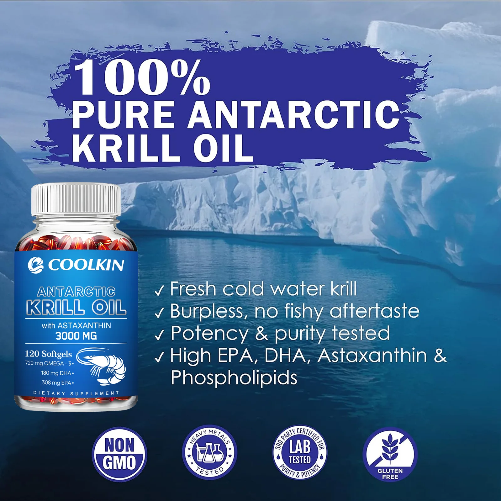 Antarktika krili yağ takviyesi - Krill Oil Supplement incelemesi ve fiyatı