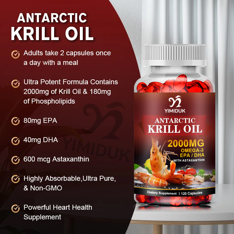 Antarktika Krill Yağı 2000 mg  - Krill Oil Supplement incelemesi ve fiyatı