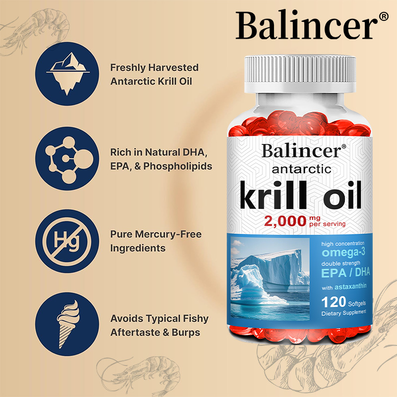 Antarktika Kril Yağı 2000mg Ta - Krill Oil Supplement incelemesi ve fiyatı